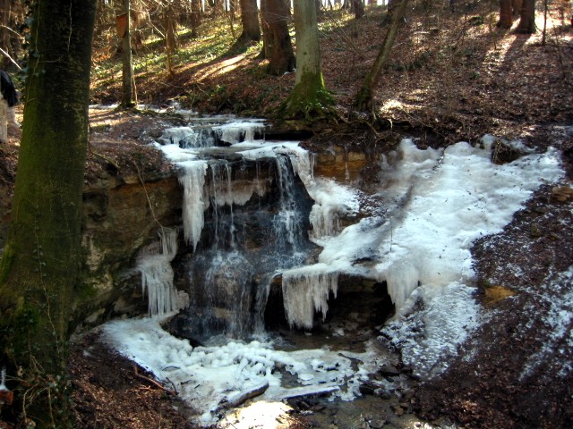 Klingender Wasserfall bei Haimendorf